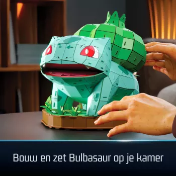 4D Build, Pokémon Bulbasaur kit de modelismo 3D, figura Pokémon, colección Kanto Primer Compañero, decoración de escritorio, 195 piezas, a partir de 12 años