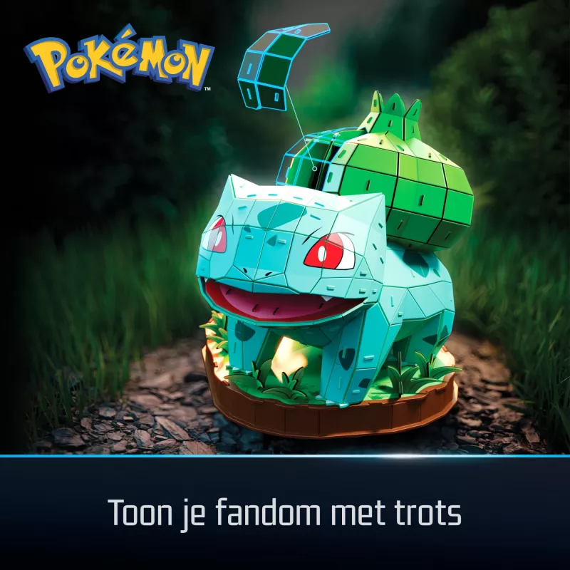 Spin Master 4D Build Pokémon Bulbasaur maqueta 3D 6075062, a partir de 12 años