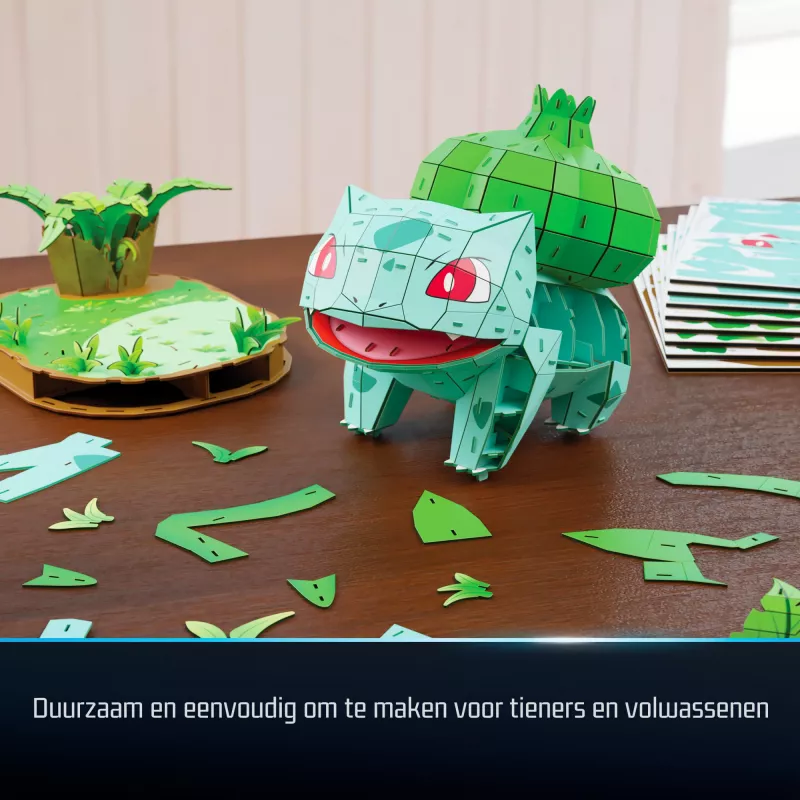 Spin Master 4D Build Pokémon Bulbasaur maqueta 3D 6075062, a partir de 12 años