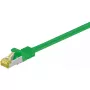 Cable de red Goobay 91577 RJ-45 Cat7 0,5 m verde