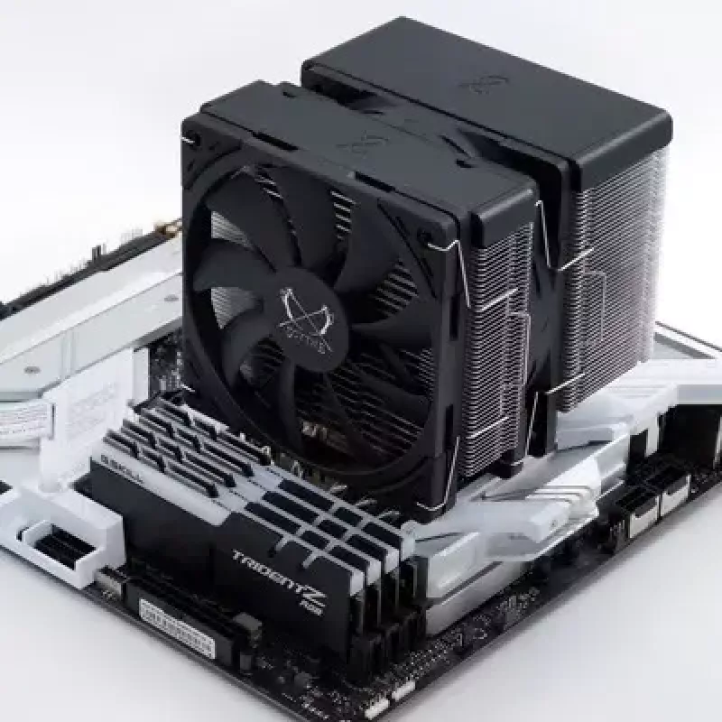 Scythe Fuma 3 SCFM-3000 disipador de aire para CPU, doble torre, 120 mm, 114,89 m³/h, 300-1500 rpm, negro