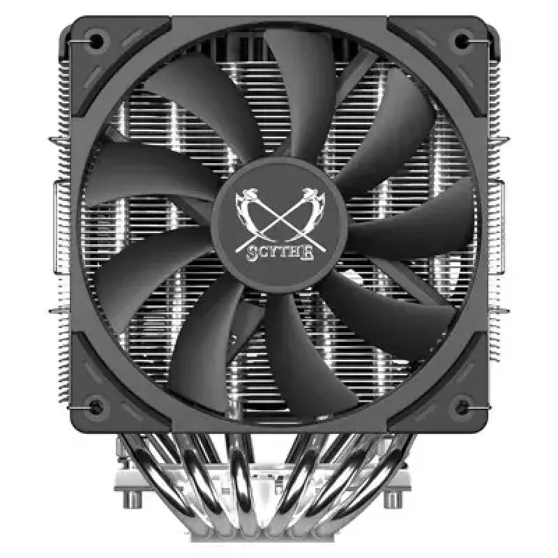 Scythe Fuma 3 SCFM-3000 disipador de aire para CPU, doble torre, 120 mm, 114,89 m³/h, 300-1500 rpm, negro