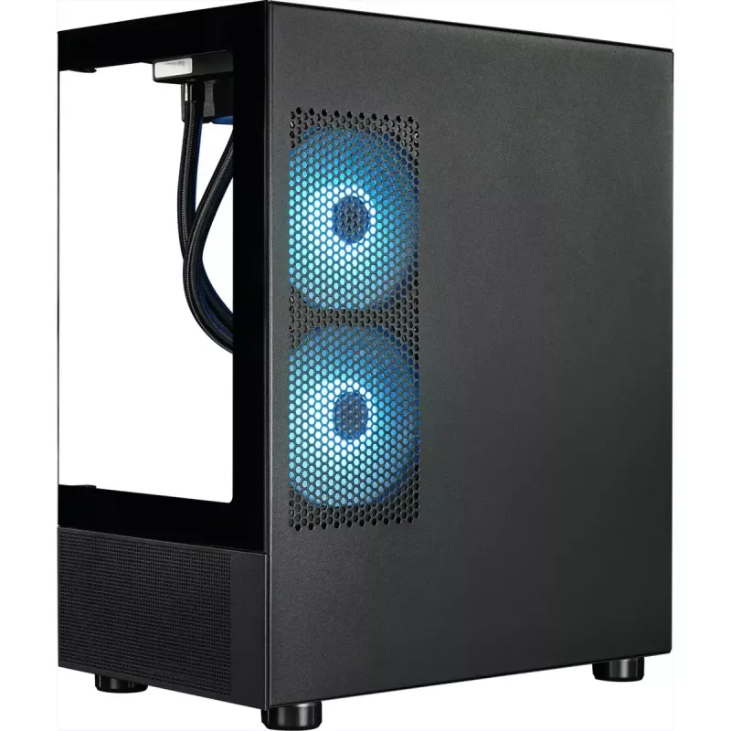 PC gaming de sobremesa THERMALTAKE FTW A-Line LCS 5060 negro/transparente con Windows 11 Pro