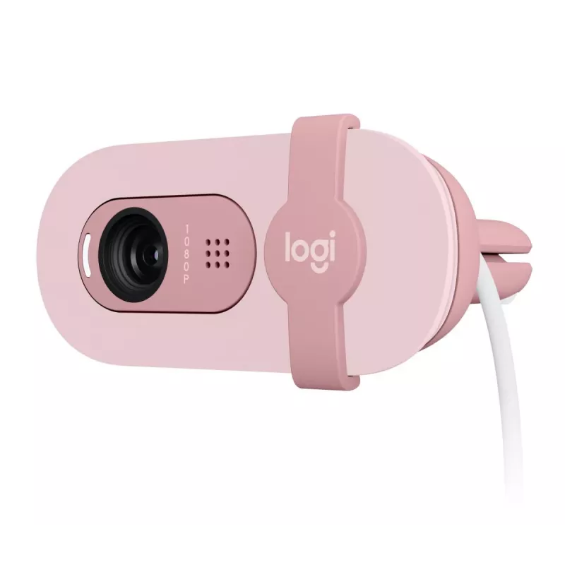 Webcam Full HD LOGITECH Brio 100 rosa