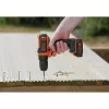 Taladro con empuñadura de pistola Black & Decker BDCDD12-QW, sin llave, 1.5 Ah