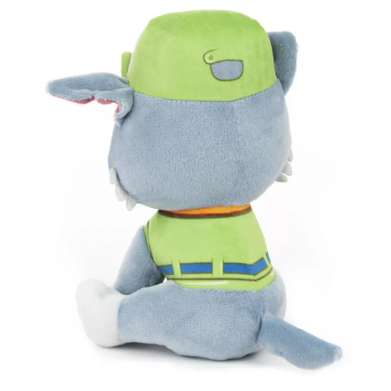 PAW Patrol GUND Rocky peluche oficial con uniforme de reciclaje característico, peluche a partir de 1 año, 15 cm