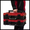 Caja de piezas pequeñas Einhell E-Case S-F polipropileno negro rojo 42x28x9,5 cm