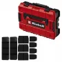 Caja de piezas pequeñas Einhell E-Case S-F polipropileno negro rojo 42x28x9,5 cm