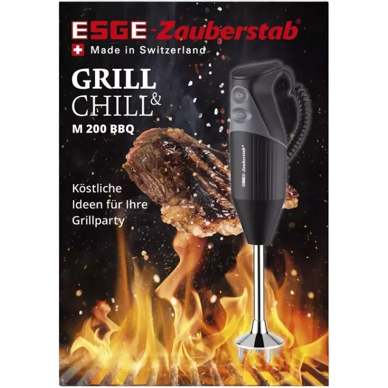 ESGE M 200 BBQ 10 L batidora de brazo 200 W negro, cromo