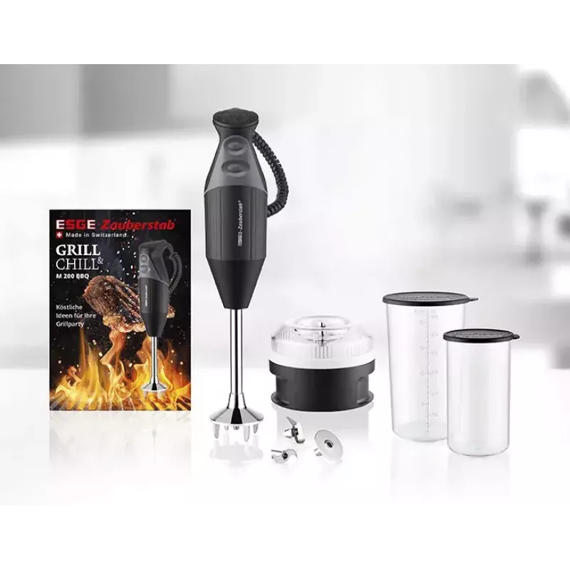 ESGE M 200 BBQ 10 L batidora de brazo 200 W negro, cromo