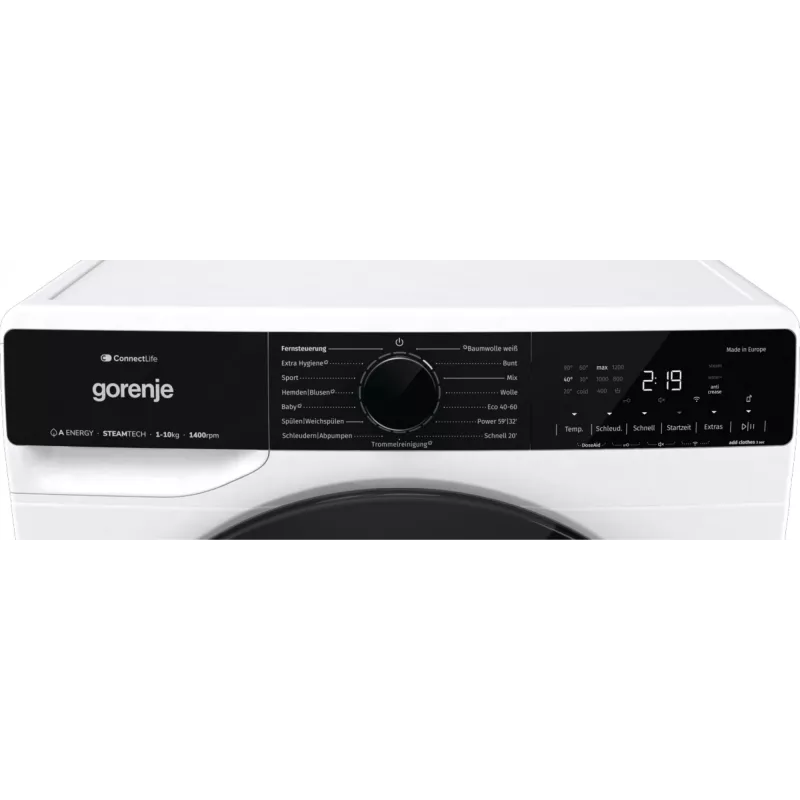 Gorenje WPNA14A3TS lavadora carga frontal 10 kg 1400 rpm blanco