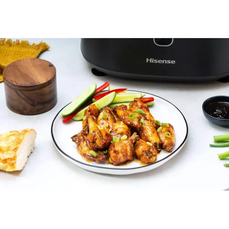 Hisense HAF1350DR Single 6,7 L freidora de aire 1350 W negro