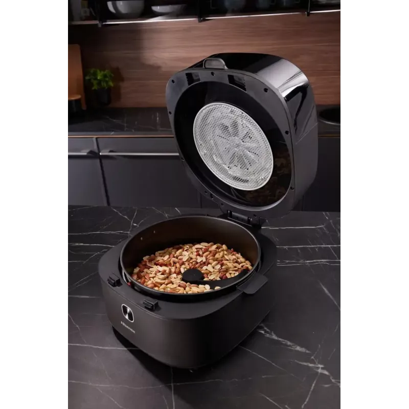 Hisense HAF1350DR Single 6,7 L freidora de aire 1350 W negro