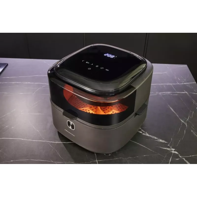 Hisense HAF1350DR Single 6,7 L freidora de aire 1350 W negro