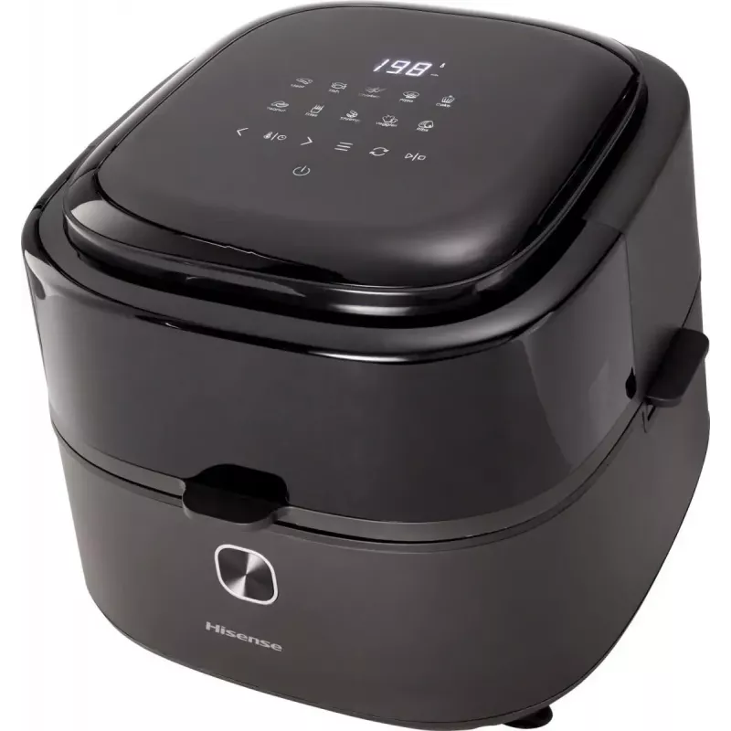 Hisense HAF1350DR Single 6,7 L freidora de aire 1350 W negro