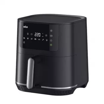 Freidora de aire Braun Household MultiFry 5 HF5030 — 1700 W, cesta de 6,0 l, negro/plata