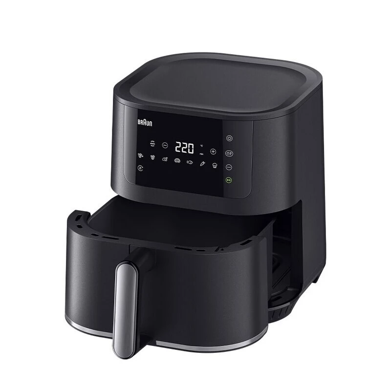 Freidora de aire Braun Household MultiFry 5 HF5030 — 1700 W, cesta de 6,0 l, negro/plata