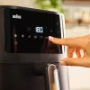 Freidora de aire Braun Household MultiFry 5 HF5030 — 1700 W, cesta de 6,0 l, negro/plata