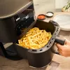 Freidora de aire Braun Household MultiFry 5 HF5030 — 1700 W, cesta de 6,0 l, negro/plata