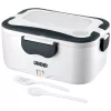 Unold 58850 fiambrera eléctrica de 1,5 l, recipiente de acero inoxidable, blanca