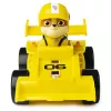 PAW Patrol, Ready, Race, Rescue vehículo Rubble’s Race & Go Deluxe con sonido, para niños a partir de 3 años