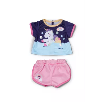 BABY born pijama corto de unicornio 43cm ropa de noche para muñecas