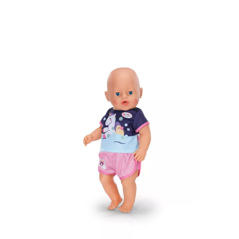 BABY born pijama corto de unicornio 43cm ropa de noche para muñecas