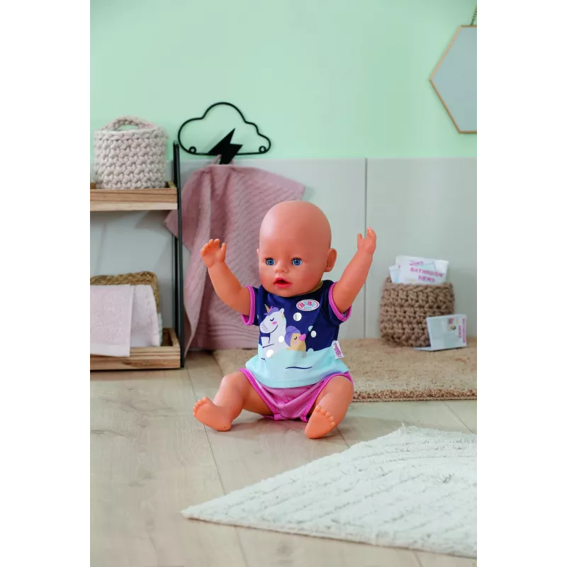 BABY born pijama corto de unicornio 43cm ropa de noche para muñecas