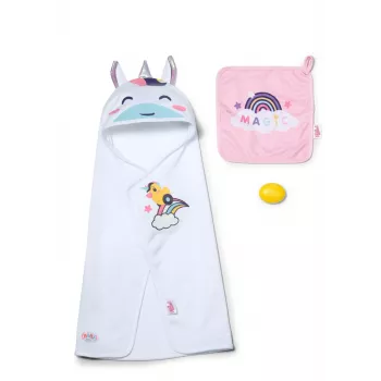 BABY born set de toalla con capucha set de baño para muñecas