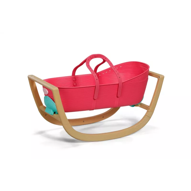 Cuna para muñecas zapf creation BABY born 3-in-1 Pinplay — muebles para muñecas, cuna/cama/bolsa de transporte convertible