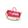 Cuna para muñecas zapf creation BABY born 3-in-1 Pinplay — muebles para muñecas, cuna/cama/bolsa de transporte convertible