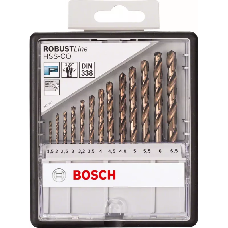 Set de brocas Bosch HSS broca helicoidal cobalto 2607019926
