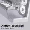 Caja de PC AEROCOOL caja semitorre P500A blanco — caja semitorre ATX, acabado blanco