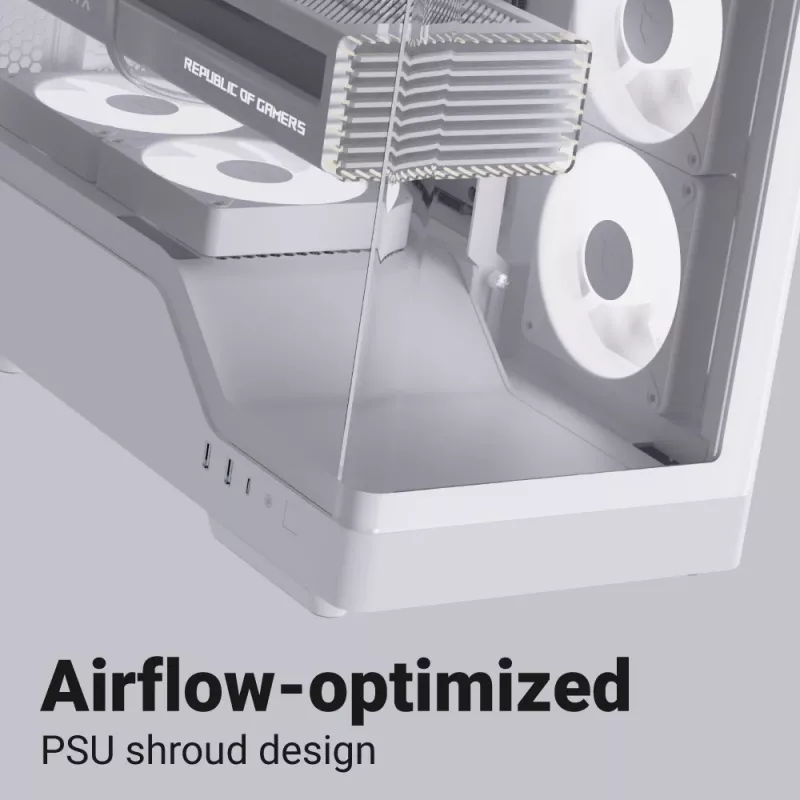 Caja de PC AEROCOOL caja semitorre P500A blanco — caja semitorre ATX, acabado blanco