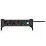 Regleta de enchufes Brennenstuhl 1391040400 1,8 m 4 salidas AC interior negro plata