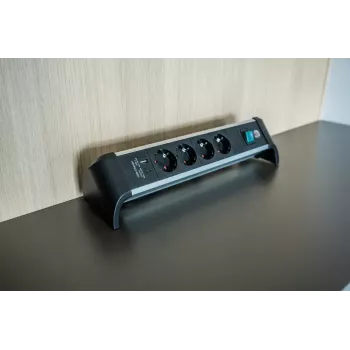 Alargador de corriente Brennenstuhl 1391040420 1,8 m 4 tomas AC interior