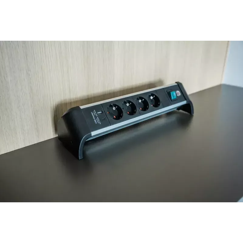 Alargador de corriente Brennenstuhl 1391040420 1,8 m 4 tomas AC interior