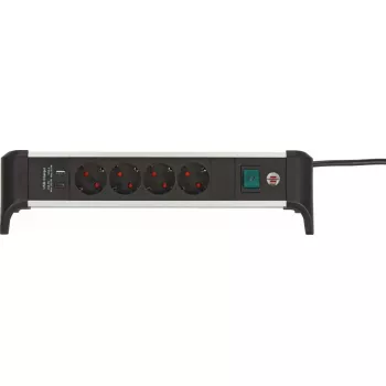 Alargador de corriente Brennenstuhl 1391040420 1,8 m 4 tomas AC interior