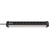 Regleta múltiple Brennenstuhl 1391030000 3 m 10 salidas AC para interior negro plata