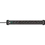 Regleta múltiple Brennenstuhl 1391030000 3 m 10 salidas AC para interior negro plata