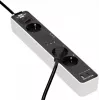 Alargador de corriente Brennenstuhl 1153230026 1,5 m 3 tomas AC para interior negro blanco