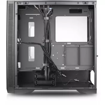 Caja torre Silentware Air 1000, negra, pared lateral de cristal templado