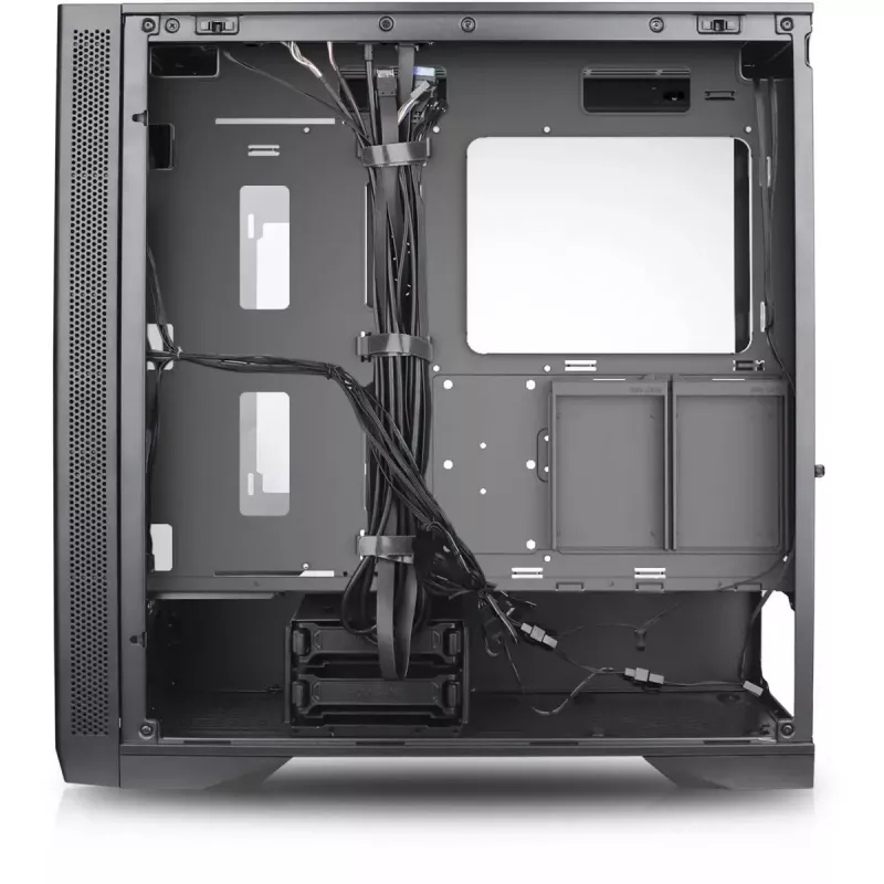 Caja torre Silentware Air 1000, negra, pared lateral de cristal templado