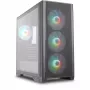 Caja torre Silentware Air 1000, negra, pared lateral de cristal templado