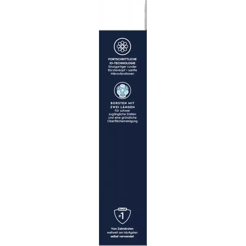 Cabezales de recambio Oral-B iO Ultimate Clean — pack de 8, negro, para una eliminación superior de la placa