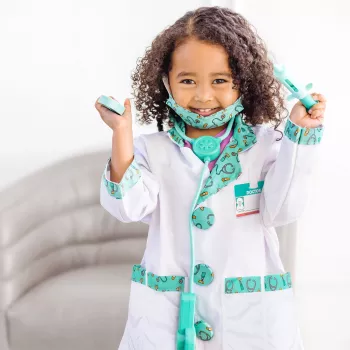 Melissa & Doug MPP RLP Doctor Rl Ply set de disfraz GML disfraz infantil niño unisex uniforme