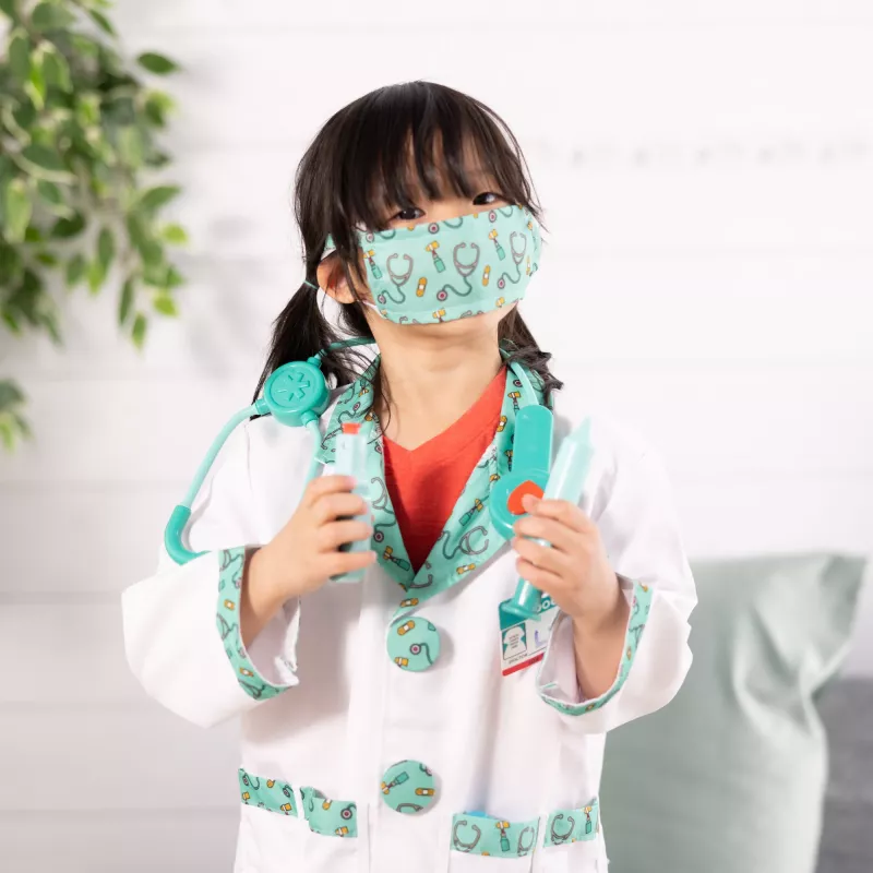 Melissa & Doug MPP RLP Doctor Rl Ply set de disfraz GML disfraz infantil niño unisex uniforme