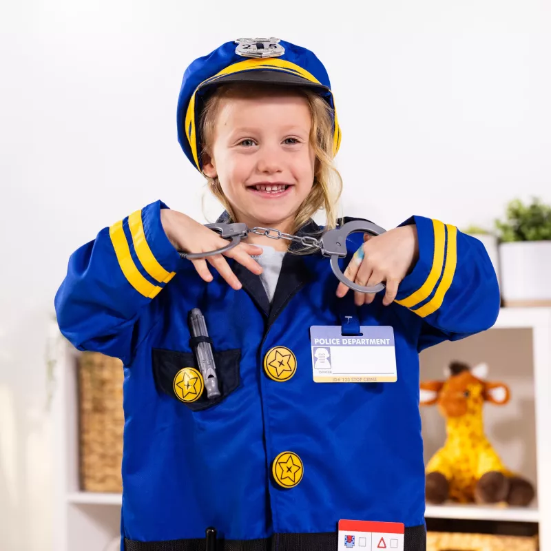 Melissa & Doug MPP RLP PoliceOfficerCstmRlplySet GML disfraz infantil niño unisex uniforme