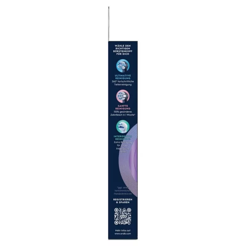 Cabezales de recambio Oral-B iO Radiant White, pack de 4, negro