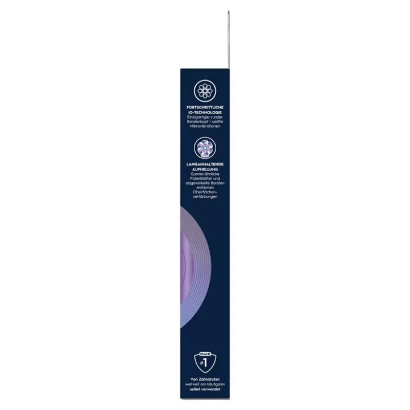 Cabezales de recambio Oral-B iO Radiant White, pack de 4, negro
